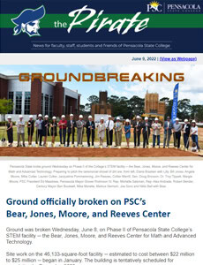 Groundbreaking ceremony for Pensacola State College's new Bear, Jones, Moore, and Reeves Center, fea.