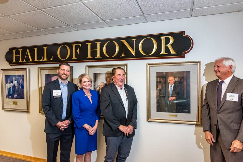 James Reeves recognized as PSC Foundation Fellow for college support.