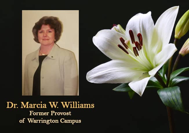 Dr. Marcia W. Williams, former Warrington Campus provost, remembered for her bubbly personality and.