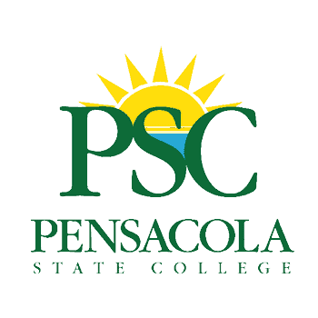 Recruiting event at Pensacola State College promoting higher education opportunities.