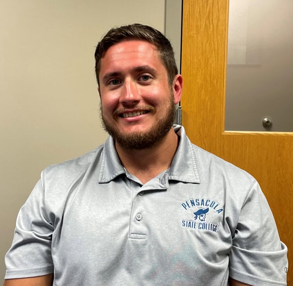 Zack Potts, PSC alumnus, is now a Financial Aid Specialist at Pensacola State College.