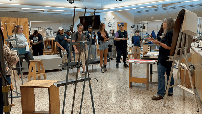 decorative image of first-day-art-class , Students are back. Fall classes have started. Campuses are buzzing. Finally! 2022-08-18 14:26:51