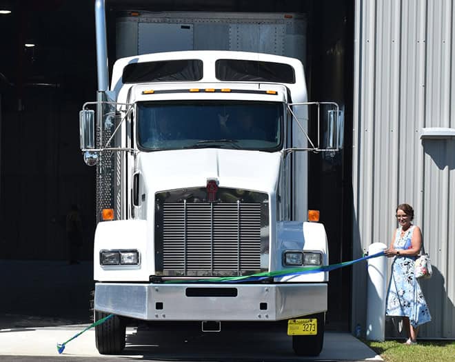 New truck driver training facility at Pensacola State College in East Milton.