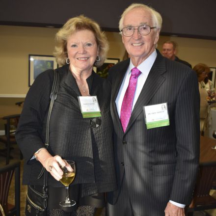 Molly McGuire Scholarship award ceremony at Pensacola State College celebrating over $500,000 in don.