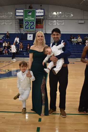 PSC nursing students crowned 2023 Homecoming Queen and King at college event.
