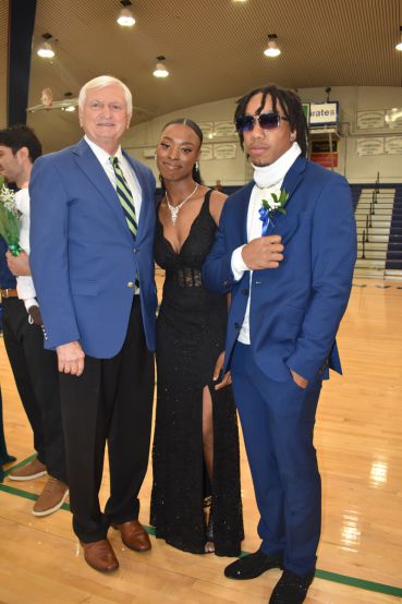 Nursing students celebrate their crowning as Homecoming Queen and King during Pensacola State Colleg.