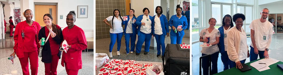 Students and community members participating in Warrington Club Day at Pensacola State College.