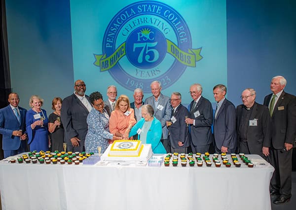 Celebrating 75 years of academic excellence at Pensacola State College.