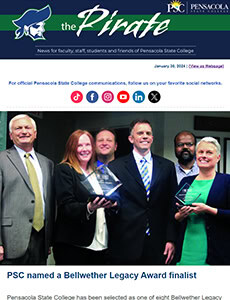PSC Bellwether Legacy Award finalist recognition for higher education excellence and leadership.