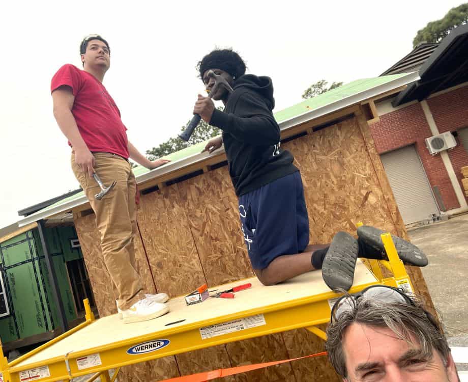 decorative image of Installing-flashing-on-tool-shed-scaled , PSC partners with Escambia County, CareerSource ESCAROSA to teach construction skills 2024-06-06 06:54:19