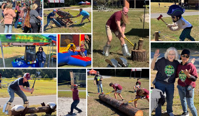 Outdoor educational and recreational activities at Pensacola State College&rsquo;s Milton Campus.