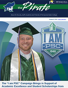 Graduate in cap and gown with a proud smile, supporting academic achievement and student success at.