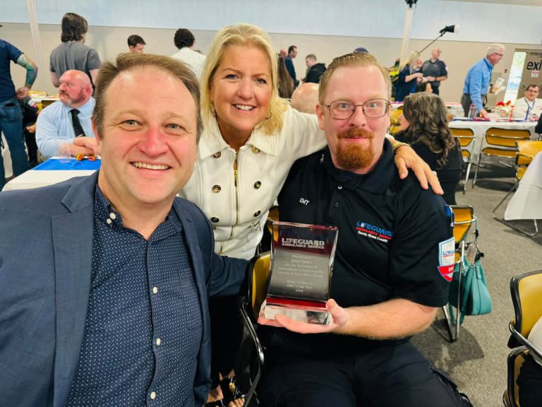 Pensacola State College alumnus Bradley Tarter named EMT of the Year by Florida Department of Health.