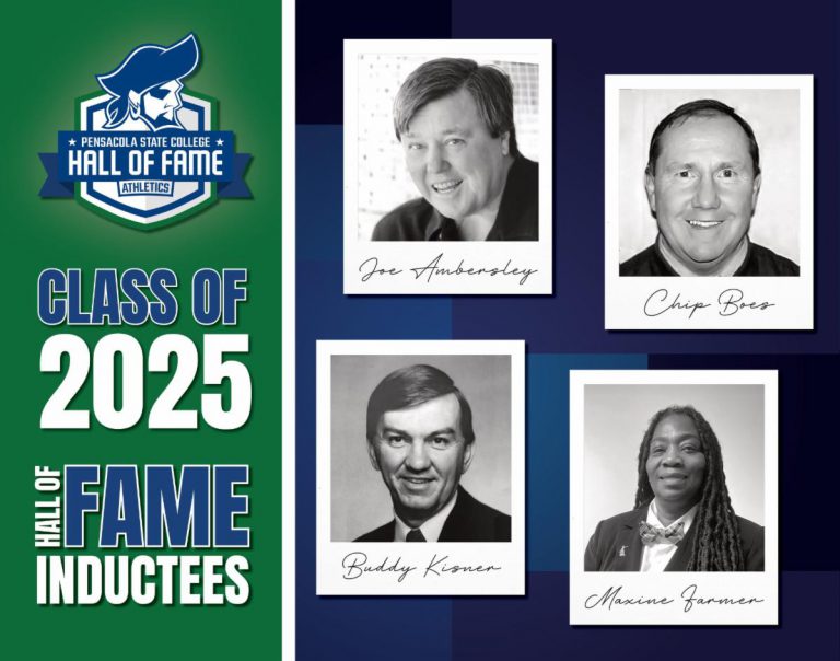 Induction of four legendary athletes into Pensacola State&rsquo;s Athletics Hall of Fame, 2025 class.