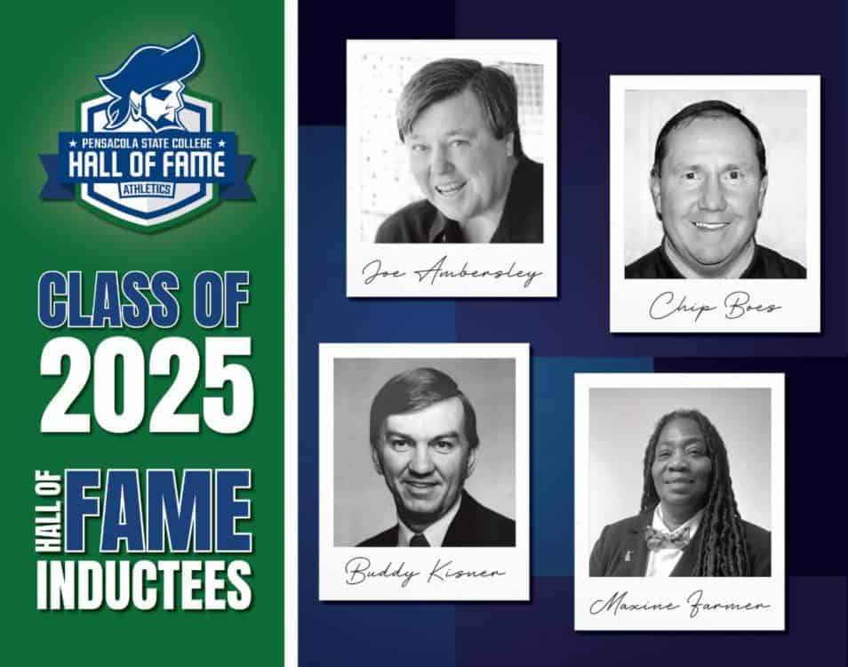 decorative image of Hall-of-Fame-Banner-V2 , Four legends inducted into Pensacola State&rsquo;s Athletics Hall of Fame Class of 2025 2025-02-06 11:13:40