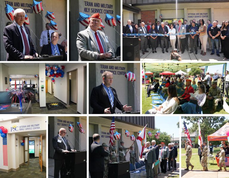 Pensacola State College hosts grand opening of Veteran and Military Family Service Center.