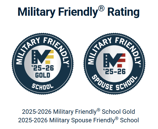 Pensacola State College named a 2025-26 Military Friendly&reg; School with Gold and Spouse School rating.